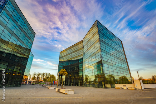 Canvas Print office buildings