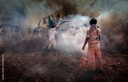 Vegetarian Festival at Takuapa, Phang Nga, Thailand in 2016. photo