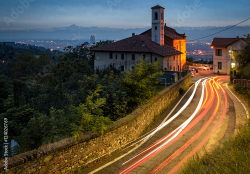Turin scenic view with Chiesa di San Vito and Monviso © Marco Saracco