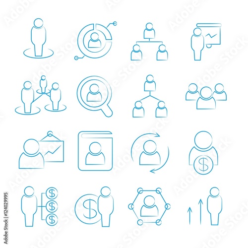 business management icons