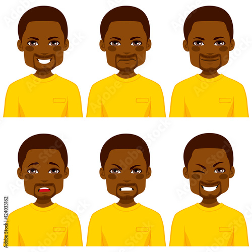 Young African American man ...