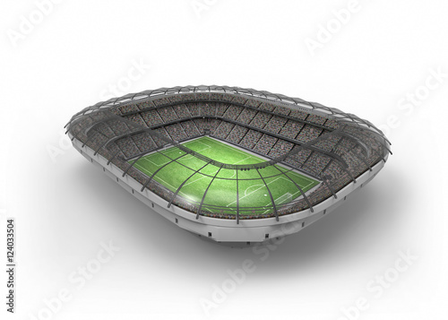 The Imaginary Soccer Stadium, 3d rendering © efks