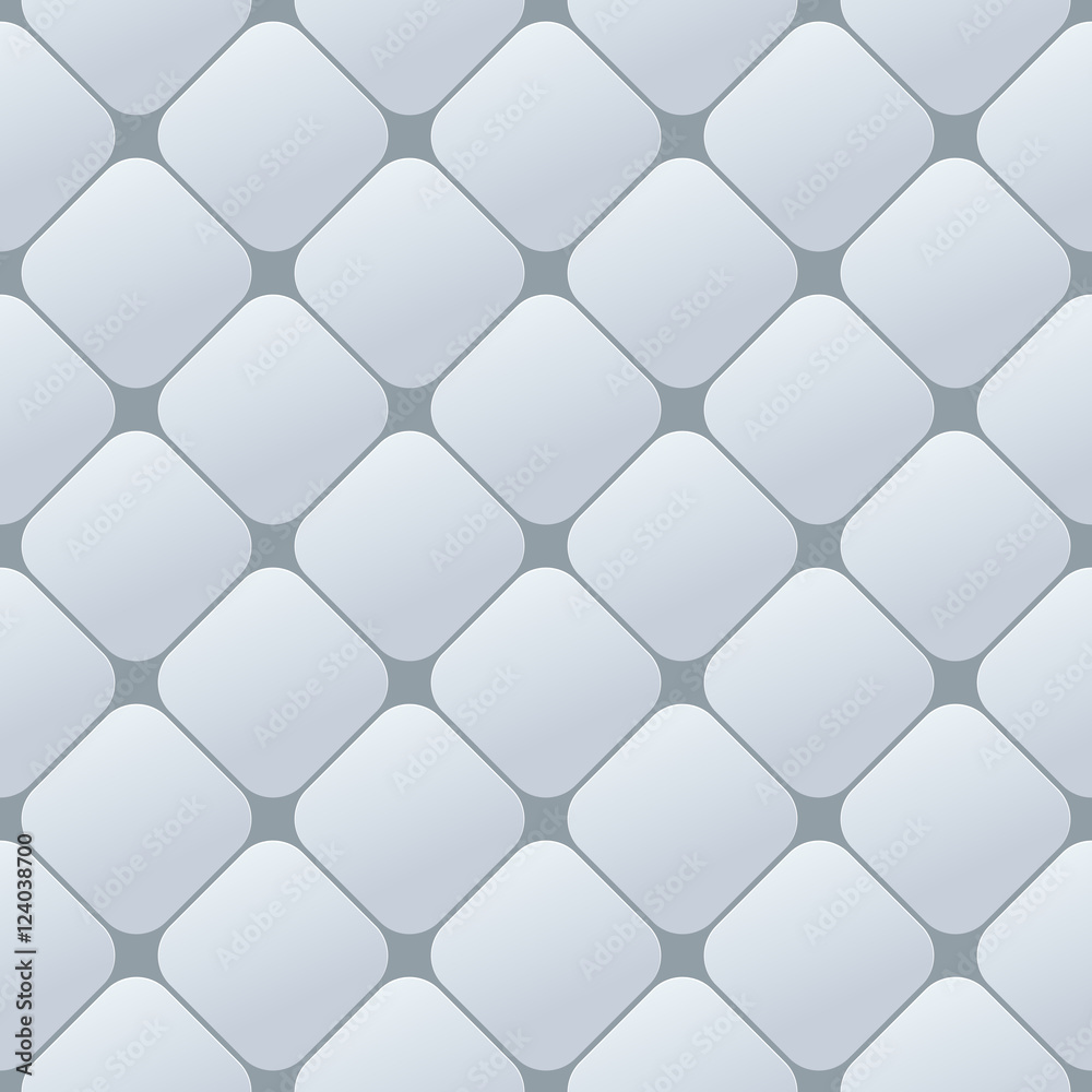 Texture diamond plate seamless. Metal or plastic material. Corrugated steel rhombic and lentil form sheets. Vector illustration Texture diamond plate seamless. Metal or plastic material. Corrugated steel rhombic and lentil form sheets. Vector illustration