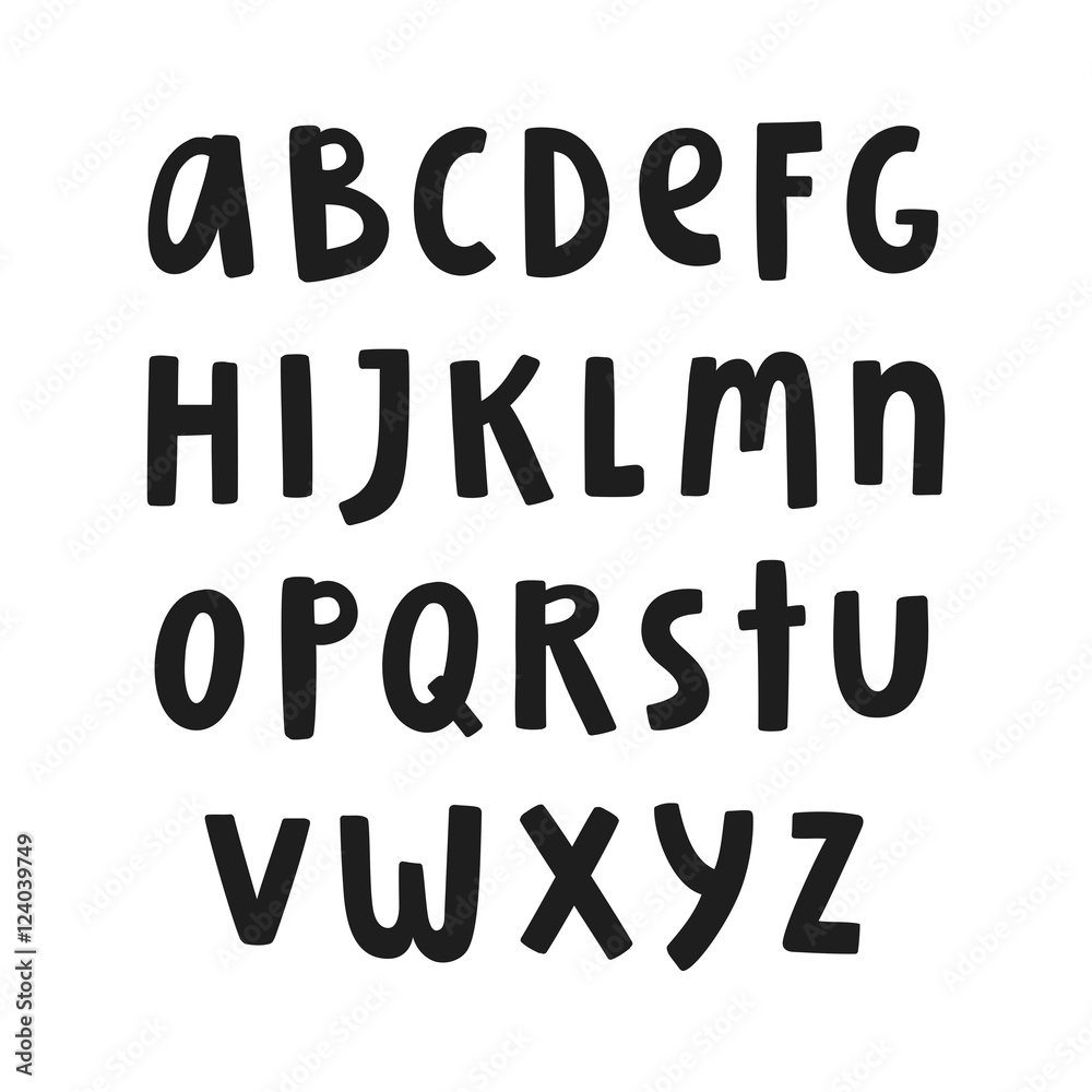 Freestyle alphabet letters
