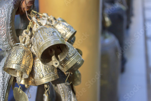 Bells in the temple at Thailand