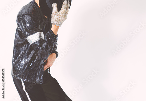 Dancer performing moves in the studio