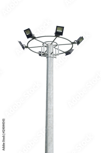 light pole isolated