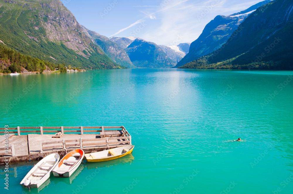 Norway fjord landscape