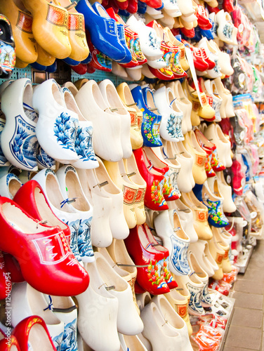 Dutch wooden shoes in Amsterdam, Holland