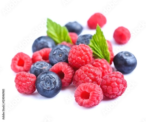 Mix berries isolated
