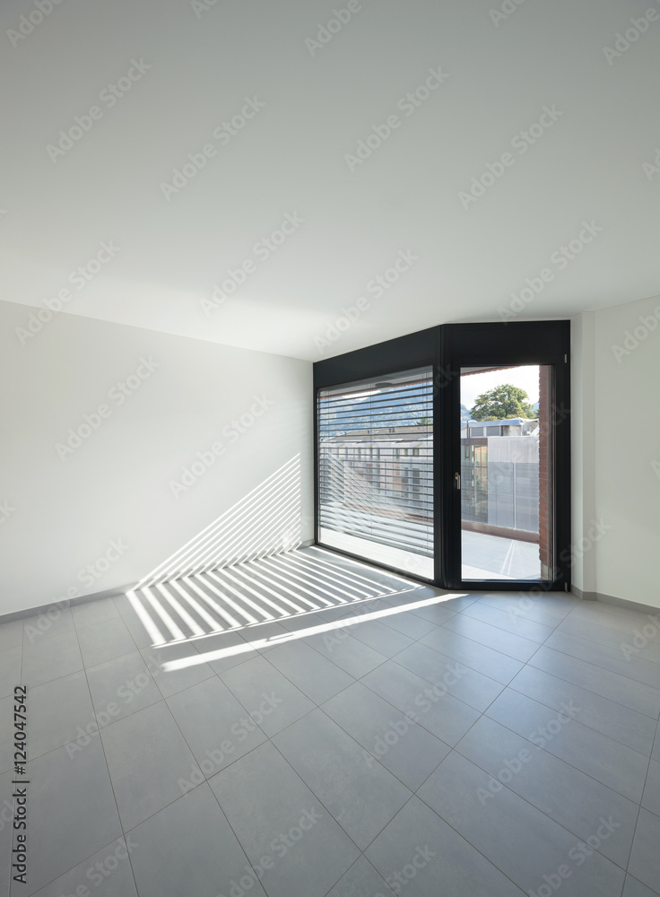 Interior, wide room with windows Interior, wide room with windows