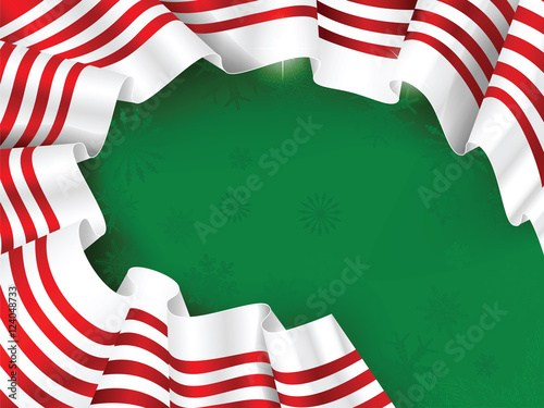 Elf ribbon frame