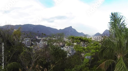 Leblon cityscape aerial, Rio de Janerio, Brazil. photo