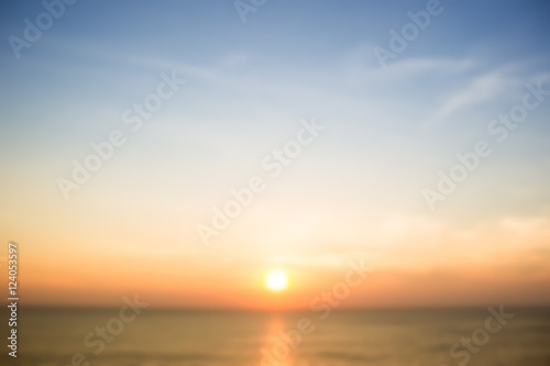 Beautiful sun rise at beach. © DG PhotoStock