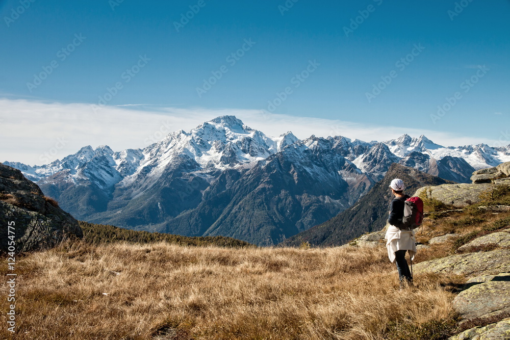 Trekking in alta montagna - Valmalenco - Italy 