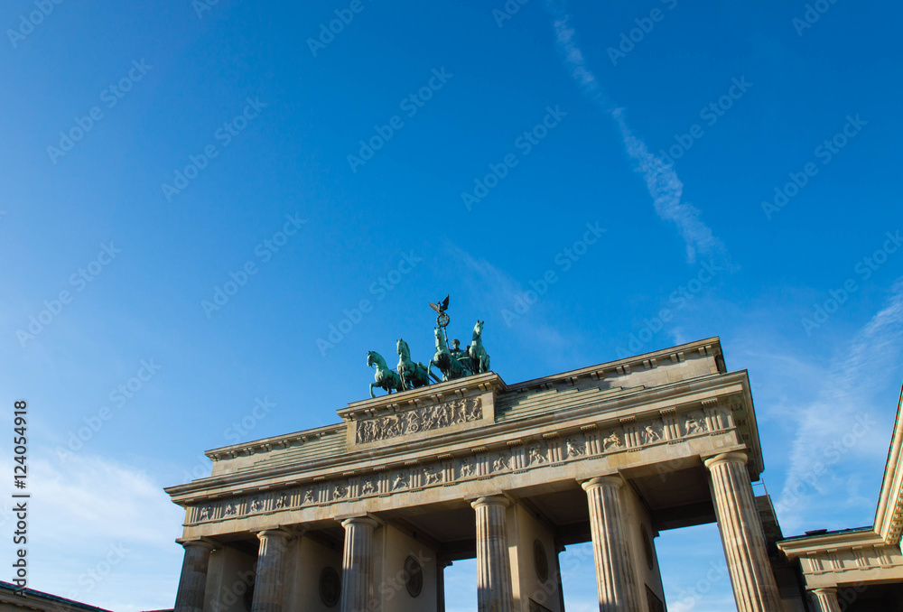 Obraz premium Brandenburger Tor (Brandenburg Gates) in Berlin, Germany 