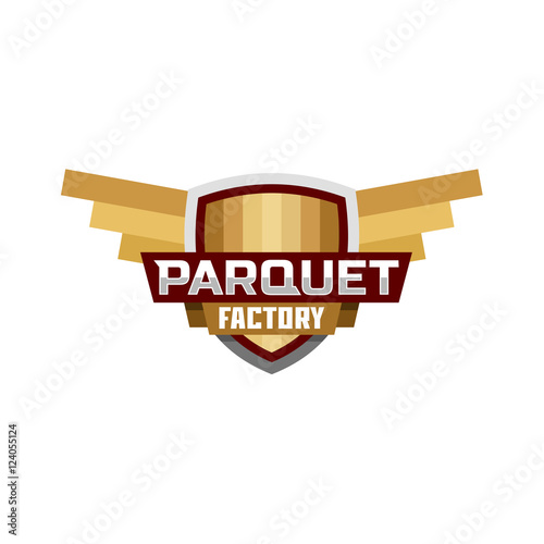 parquet factory logo icon emblem