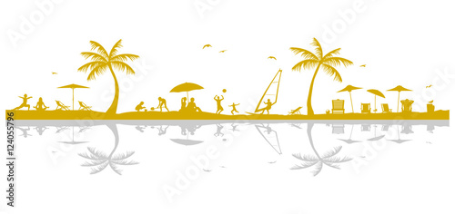 Landschaft Sommer Strand