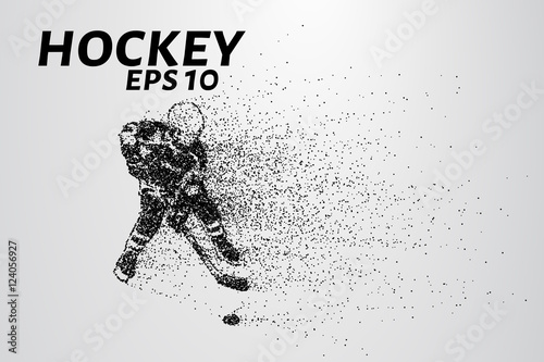 Hockey from the particles. Hockey breaks down into small molecules.