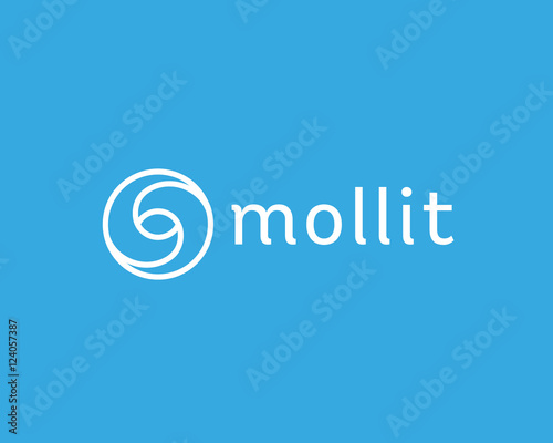 Eye swirl spiral infinity logo symbol design template. Creative linear camera shutter media vision logotype. Photo video control sign. Abstract letter O vector icon.