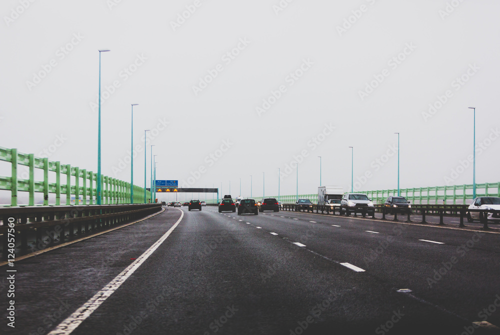 Fototapeta premium Motorway traffic