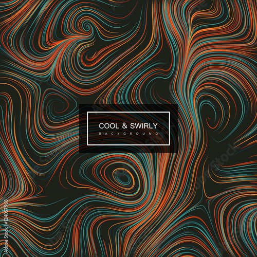 Abstract artistic curl background