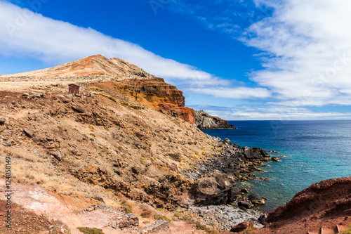 Beautiful landscape at the north coast of Ponta de Sao Lourenco,the easternmost part of Madeira Island © daliu