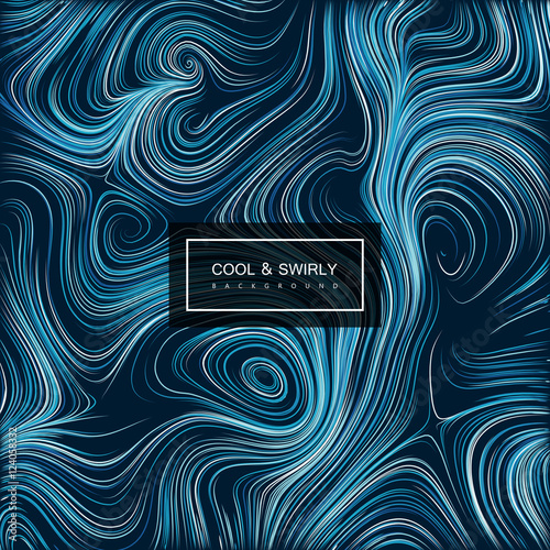 Abstract artistic curl background