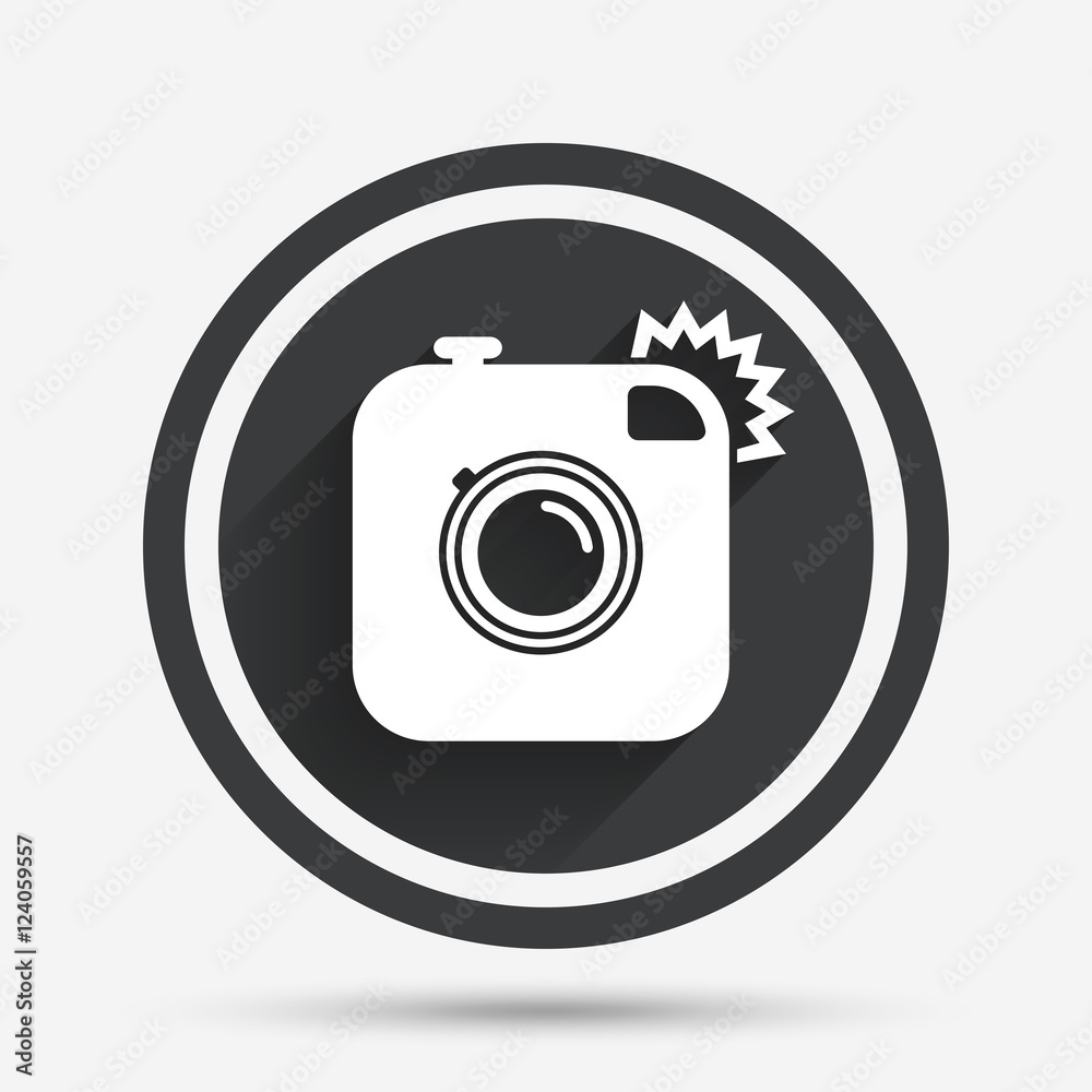 Hipster photo camera sign icon. Retro camera. Hipster photo camera sign icon. Retro camera.