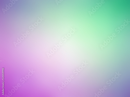 Abstract gradient purple green white colored blurred background