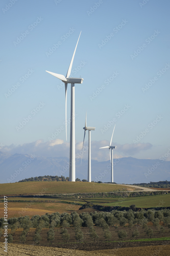 Wind Turbines; Campillos, Malaga, Andalusia, Spain Wind Turbines; Campillos, Malaga, Andalusia, Spain