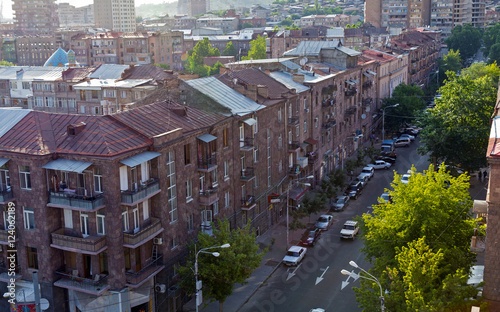 One of the central streets of Yerevan