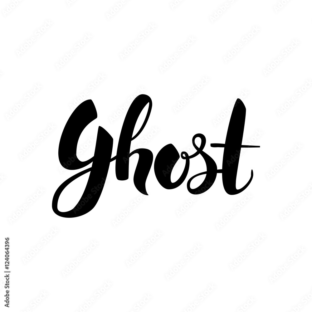 Ghost Handwritten Lettering Ghost Handwritten Lettering