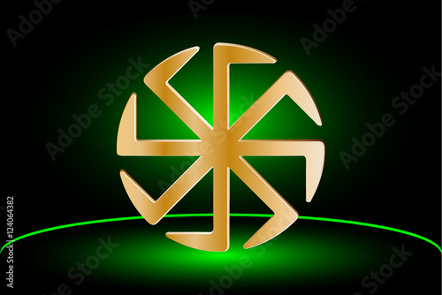 symbol Kolovrat, symbol of the sun,
