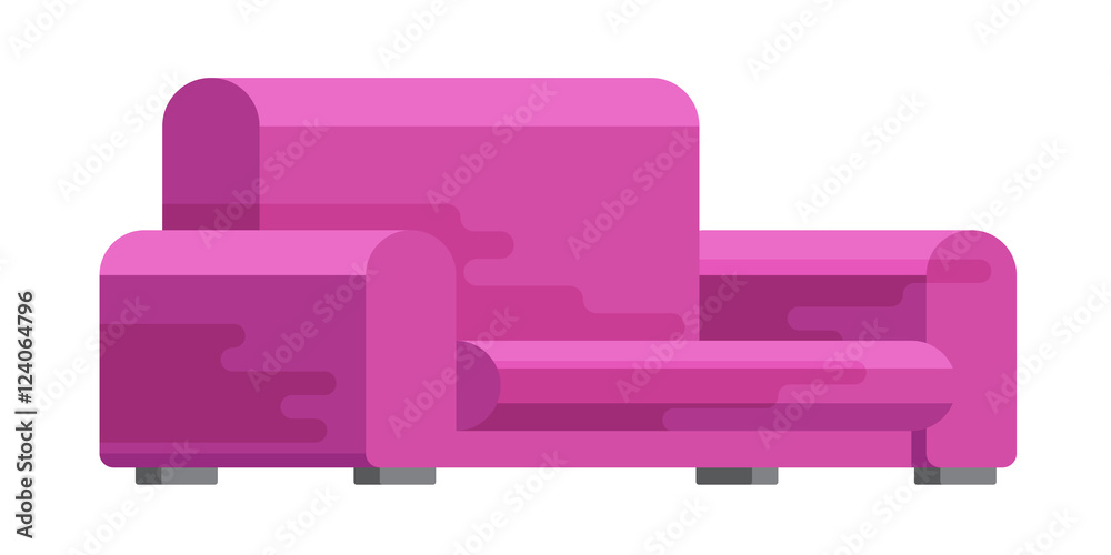 Illustration of sofa Illustration of sofa
