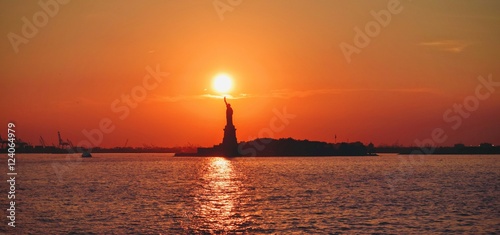 Liberty sunset