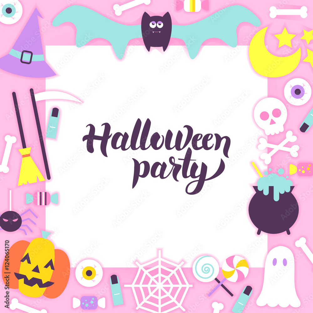 Halloween Party Paper Concept Halloween Party Paper Concept