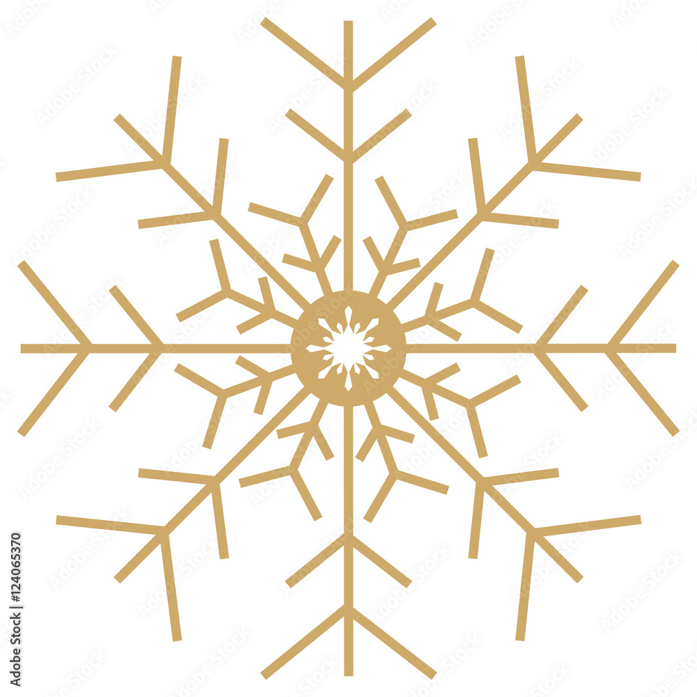 Fototapeta premium Christmas snowflakes seamless background. 