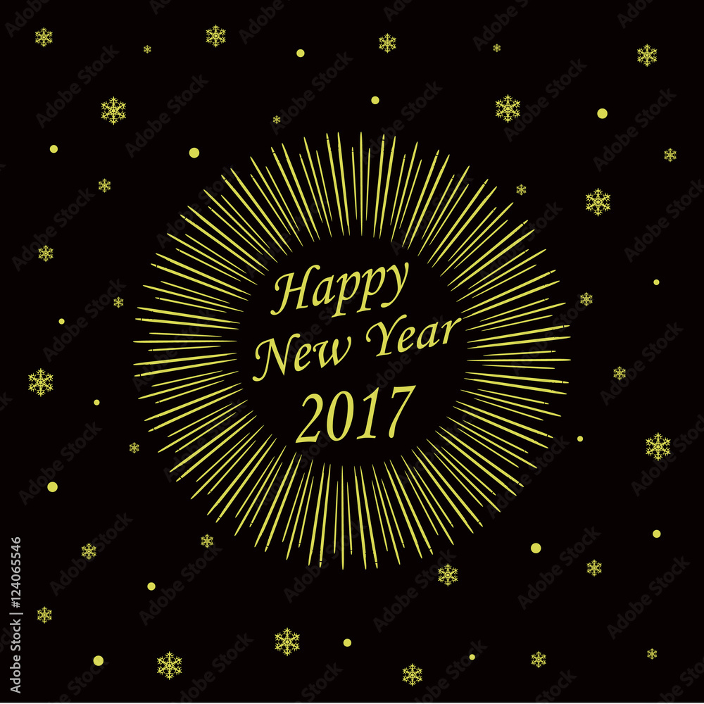 Fototapeta premium Merry Christmas Card with Starburst. Vector illustration