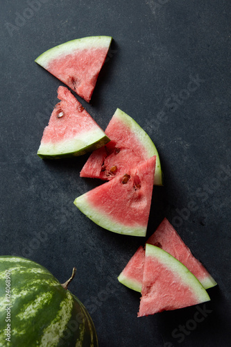 Watermelon and slices