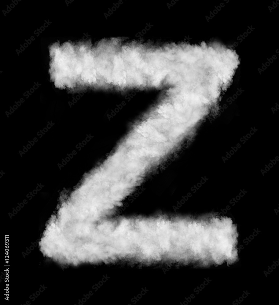 letter Y made of the clouds letter Y made of the clouds