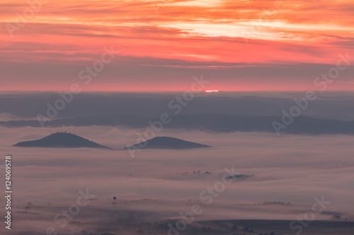 nebel im herbst photo