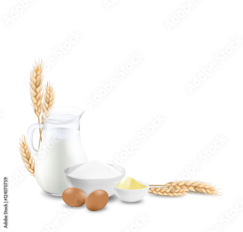 Backen Hintergrunddekoration