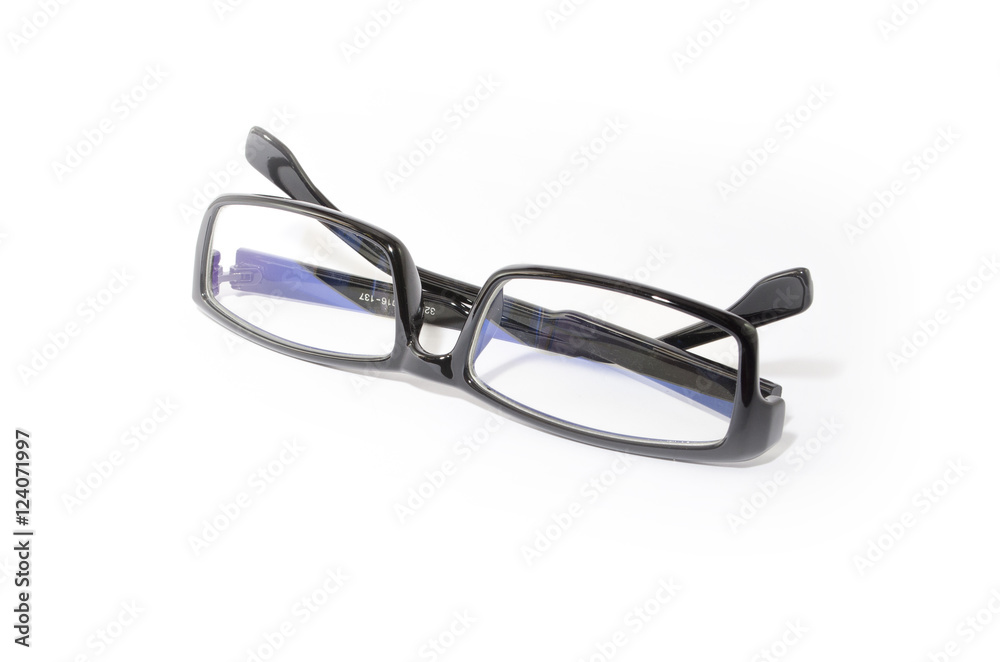 Eyeglasses with black frame
Eyeglasses with black frame