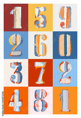 Pop stencil color numbers