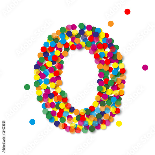 Konfetti, 0, bunt, papier, vektor
