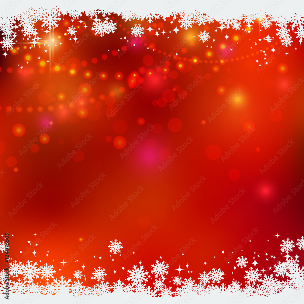 Christmas and New Year red blurred vector background with light effects Christmas and New Year red blurred vector background with light effects