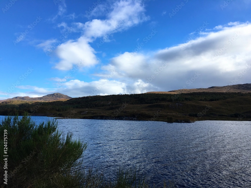 Loch Luichart, Highland Region, Scotland, UK. 