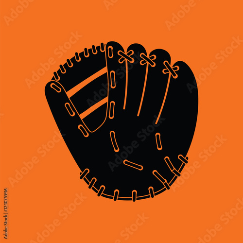 Baseball glove icon