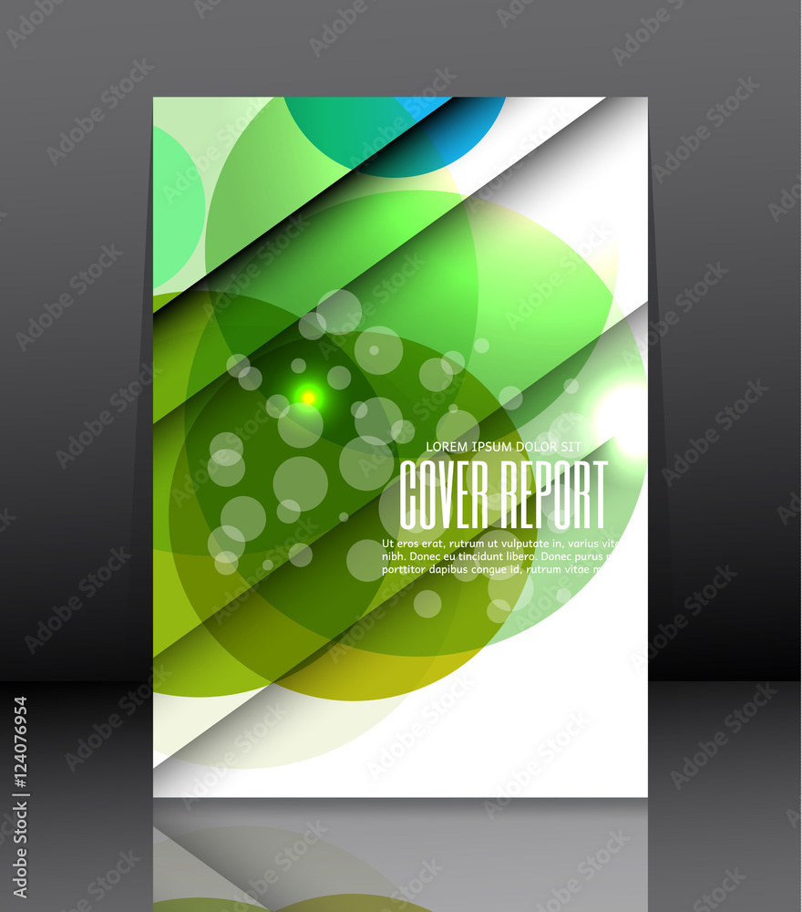 Fototapeta premium Template design for cover. Banner in A4 size. Abstract background. Vector, illustration.